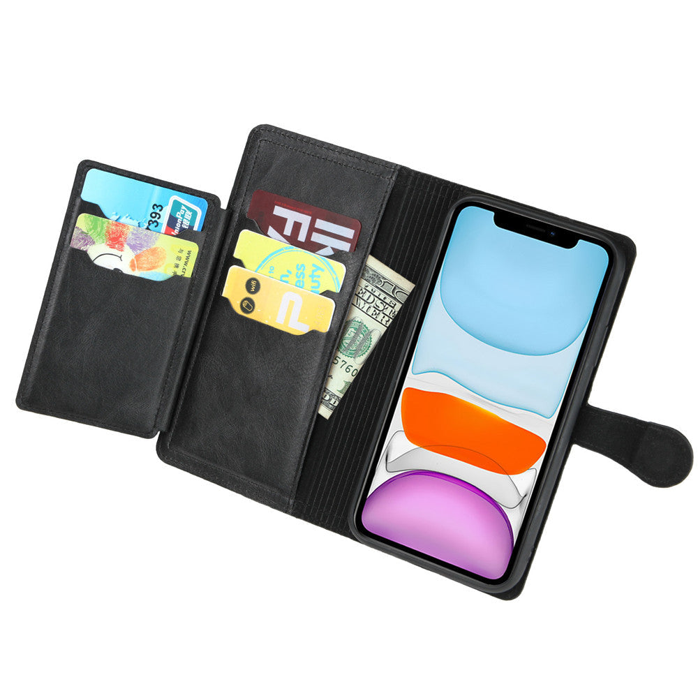 DreamShield™ Vegan Leather Zipper Wallet Case with Wireless Charging