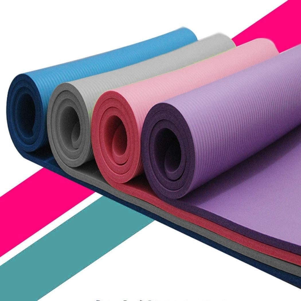 ZenGrip™ Large Slip-Resistant Yoga Mat – Extra Cushioned NBR Comfort