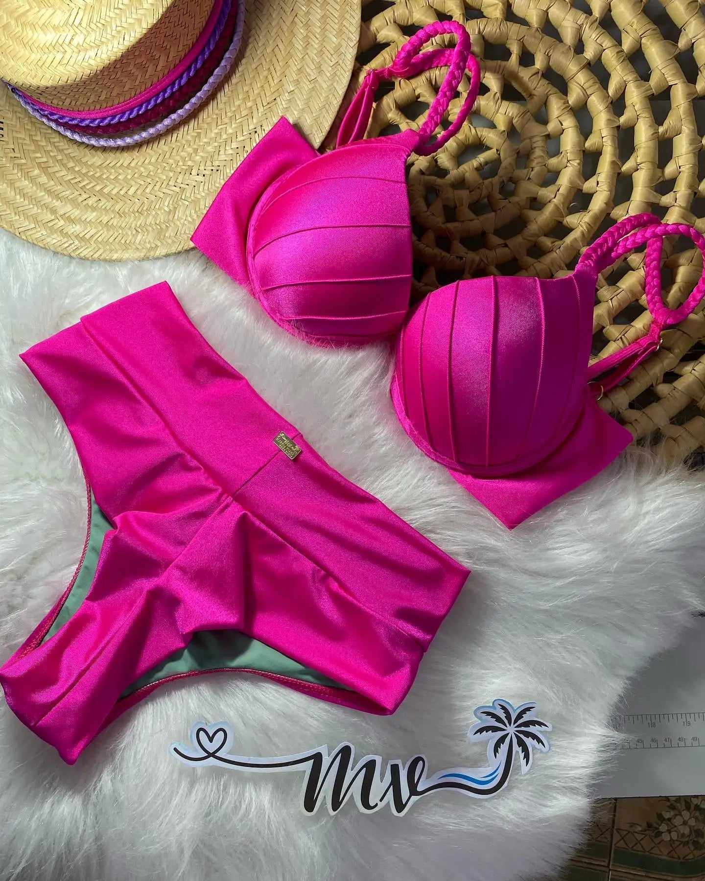 Marcia™ Sculpt & Shine Two-Piece – Timeless Poolside Elegance