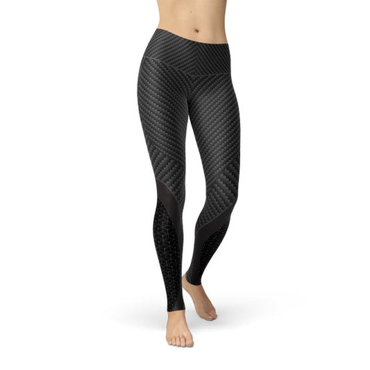 PowerFlex CarbonFit Leggings – Sculpt Edition (Classic Black)