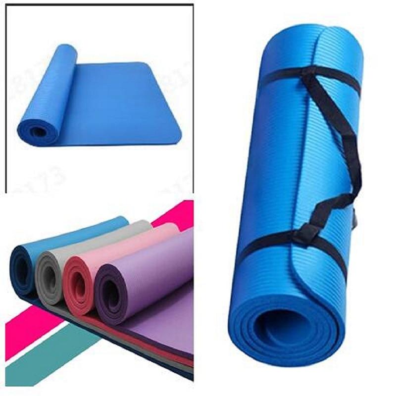 ZenGrip™ Large Slip-Resistant Yoga Mat – Extra Cushioned NBR Comfort